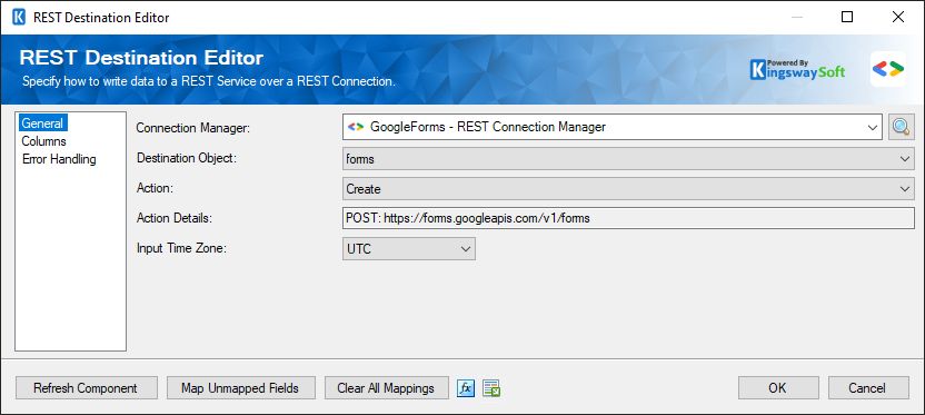 Google Forms Rest Destination Component - General.png